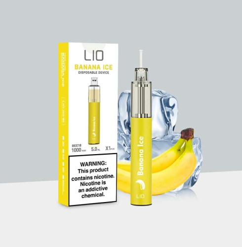 LIO Bee 18 "Banana Ice" 5% (1500 затяжек)